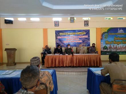 Musyawarah khusus Satgas desa Kembangan menghadapi New Normal